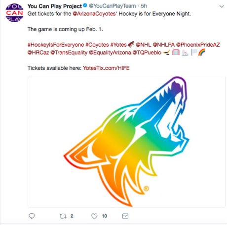 Yotes 2018 YCP night