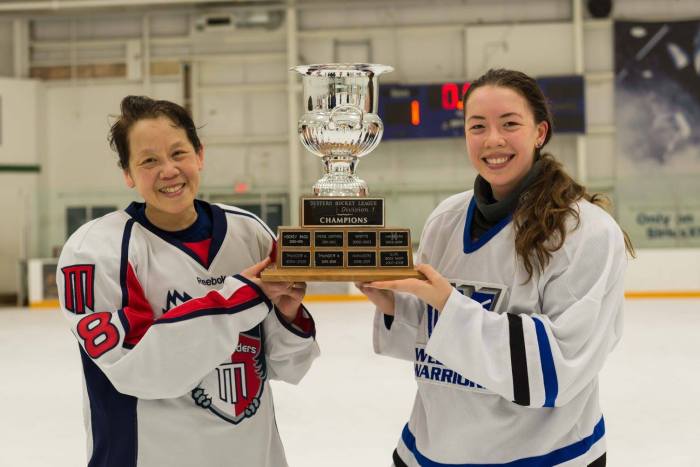Kelley &amp; Jenny hockey