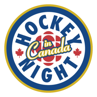 The logo for Hockey Night in Canada.